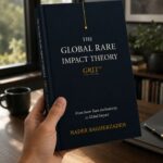 Book cover of The Global Rare Impact Theory (GRIT): From Inner Rare Authenticity to Global Impact by Nader Bagherzadeh.