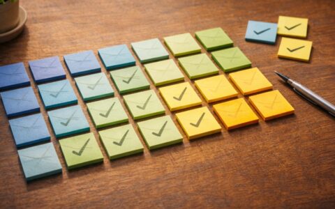 تصویر نقشه ۳۰ روزه با یادداشتهای روزانه و تیکهای پیشرفت؛ نماد همراستایی و اقدامهای کوچک | RareImpactGlobal